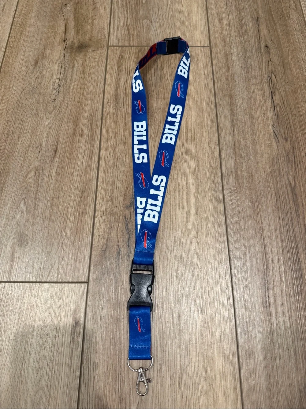 Buffalo Bills lanyard and bracelets